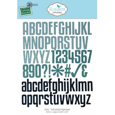 Elizabeth Craft Designs Delightful Discovery Die - Tall & Bold Alphabet
