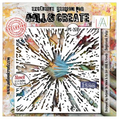 Aall and Create Solar Pulse Stencil - Daybreak Pulse
