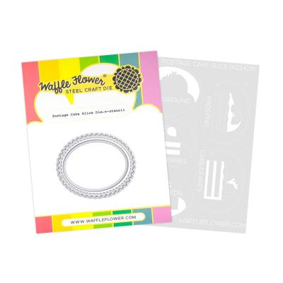Waffle Flower Die-n-Stencil - Postage Cake Slice