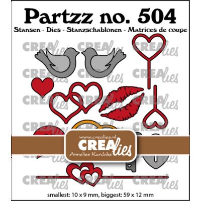 Crealies Cutting Dies - Mini Love