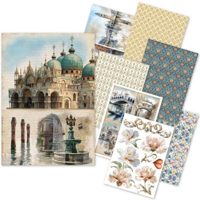 Ciao Bella A Walk In Venice - Rice Paper Mixed