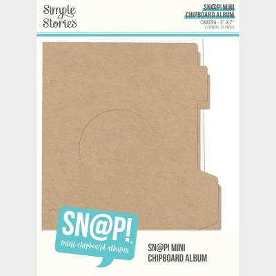 Simple Stories SN@P!  - Mini Chipboard Album Camera