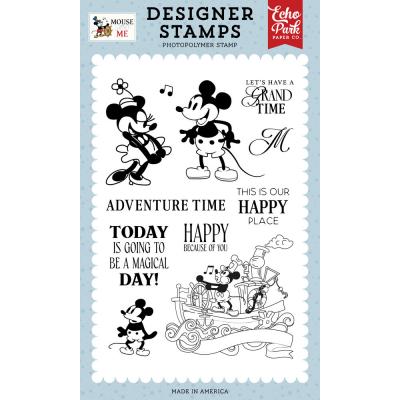 Echo Park Mouse And Me Stempel - Retro Mouse Pal