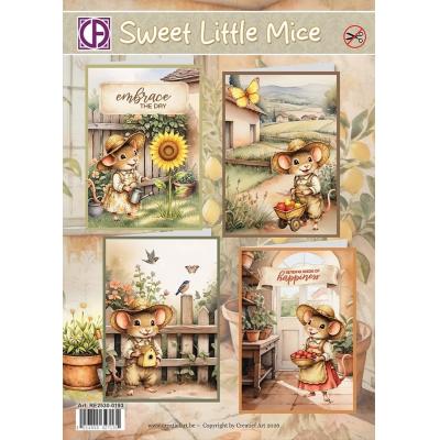Creatief Art Sweet Little Mice - Card Kit