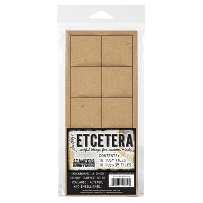 Stampers Anonymous Tim Holtz Etcetera Chipboard - Tiles Mosaic