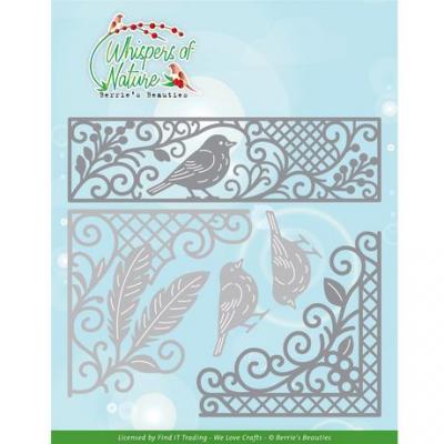 Find It Trading Whispers of Nature Die - Birds Border And Corners