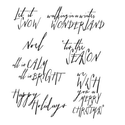 Stampers Anonymous Tim Holtz Stempel - Handwritten Holidays 2