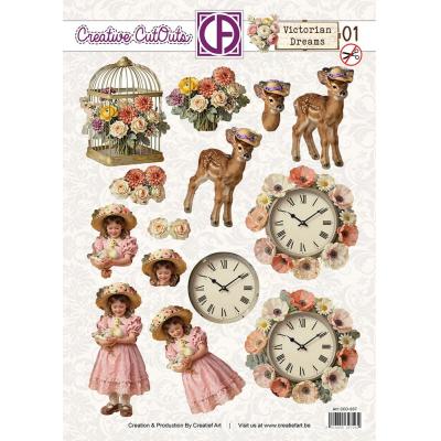 Creatief Art Creative CutOuts - Victorian Dreams 01