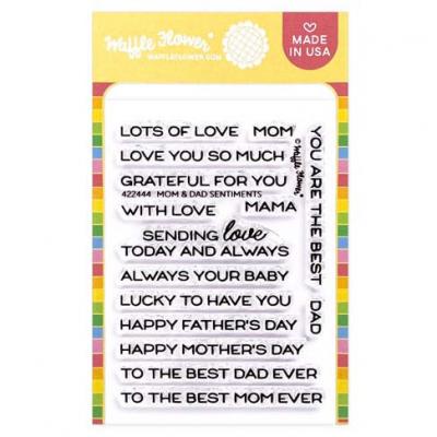 Waffle Flower Stempel - Mom & Dad Sentiments