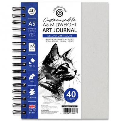 Katy Sue Designs Cosmic Shimmer Customisable Art Journal - Midweight
