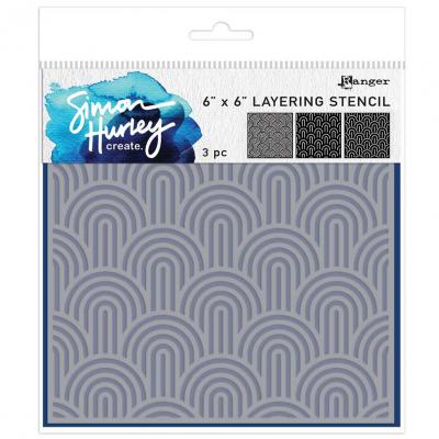 Ranger Simon Hurley create. Stencils - Happy Arches