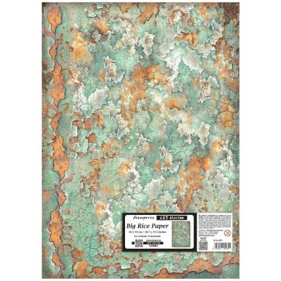 Stamperia Art Stories Big Rice Paper - Patina Pattern