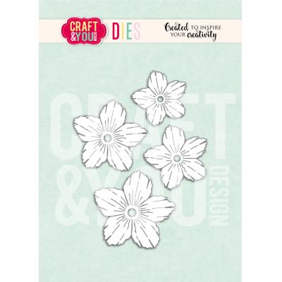 Craft & You Cutting Dies - Garden Flower 1