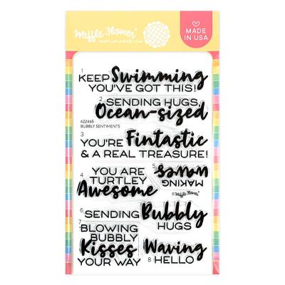 Waffle Flower Stempel - Bubbly Sentiments