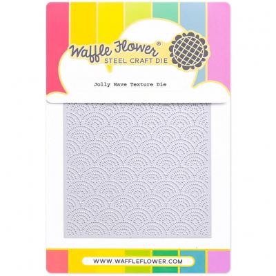 Waffle Flower Die - Jolly Wave Texture