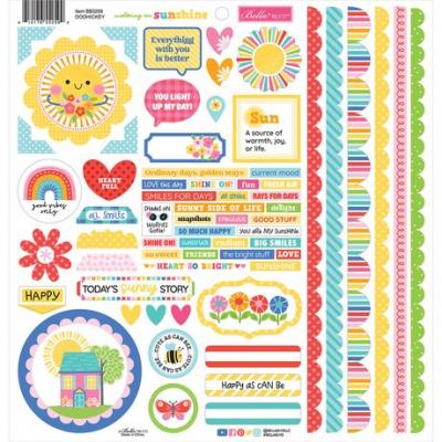 Bella Blvd Walking on Sunshine Doohickey Cardstock Stickers