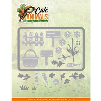 Find It Trading Cute Animals Dies - Garden Scene