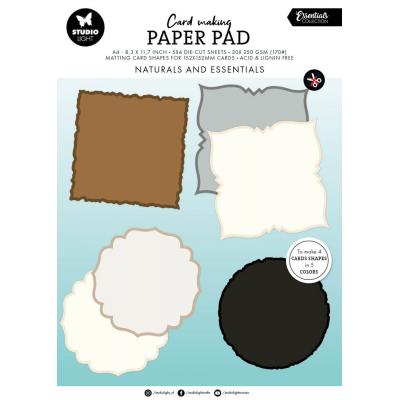 StudioLight Naturals and Essentials Card Shapes - Card Making Pad