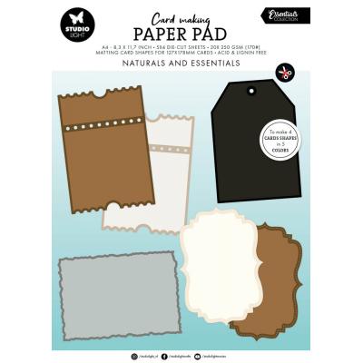 StudioLight Naturals and Essentials Card Shapes - Card Making Pad
