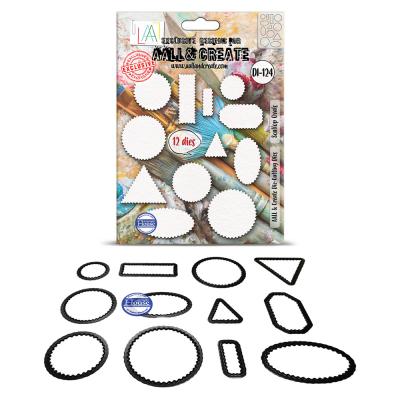 Aall & Create Geary Cutouts Cutting Die - Scallop Ovals