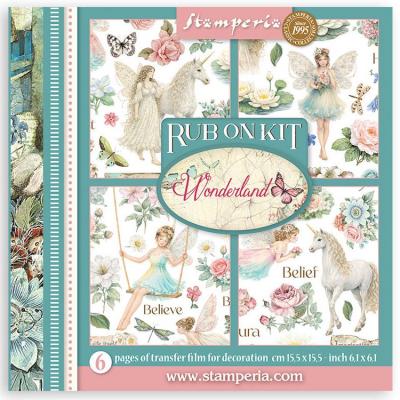 Stamperia Wonderland Rub-On Kit