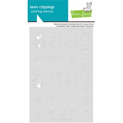Lawn Fawn Stencil - Make Lemonade!