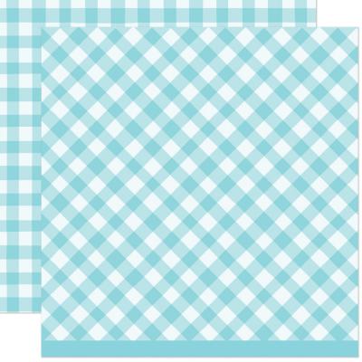 Lawn Fawn Giddy For Gingham Designpapier - Cooler
