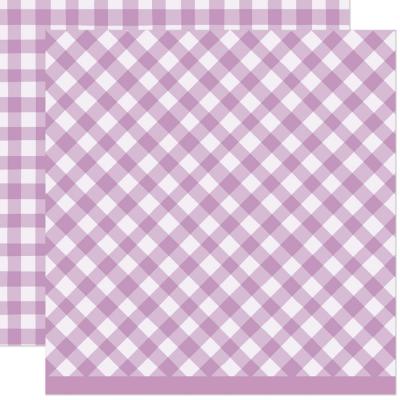 Lawn Fawn Giddy For Gingham Designpapier - Berries