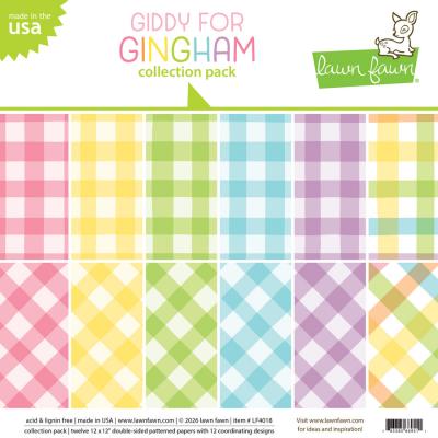 Lawn Fawn Giddy For Gingham - Collection Pack