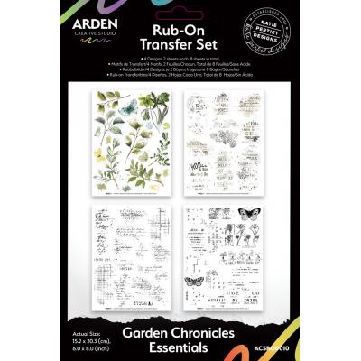 Arden Creative Studio Garden Chronicles - Rub-On Transfer Essentials