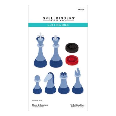 Spellbinders Checkmate Dies - Chess & Checkers