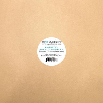 49 And Market Essential Cardstock - Kraft