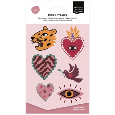 Vaessen Creative Stempel - Milagro Hearts