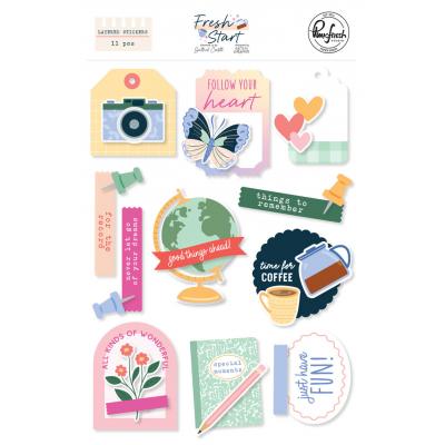 Pinkfresh Studio Fresh Start - Layered Stickers