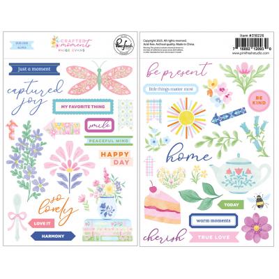 Pinkfresh Studio Crafted Moments - Rub-ons