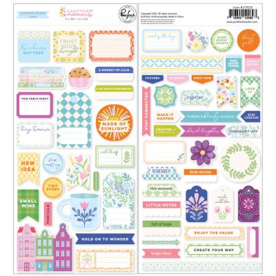 Pinkfresh Studio Crafted Moments - Cardstock Stickers