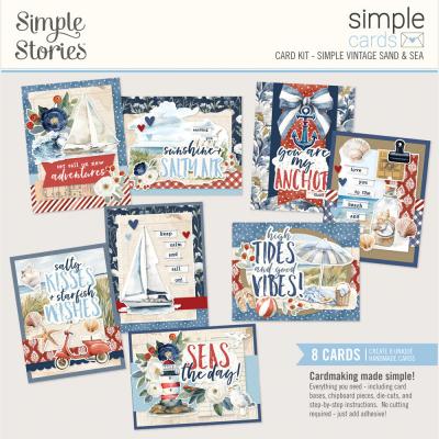 Simple Stories Simple Vintage Sand & Sea - Simple Cards Kit