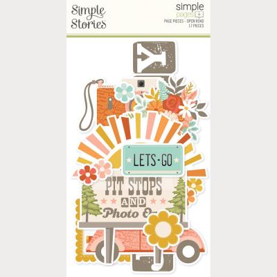 Simple Stories Open Road - Simple Pages Pieces