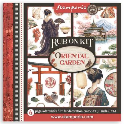 Stamperia Oriental Garden - Rub-On Kit