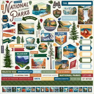 Carta Bella National Parks No. 2 - Element Sticker