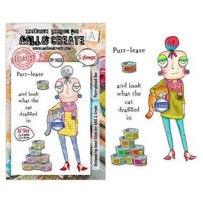 Aall and Create Dee Unfiltered Stempel - Purr-plexed Dee