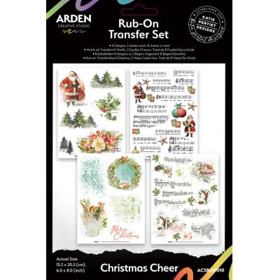Arden Creative Studio Christmas Cheer - Rub-On Transfer Set