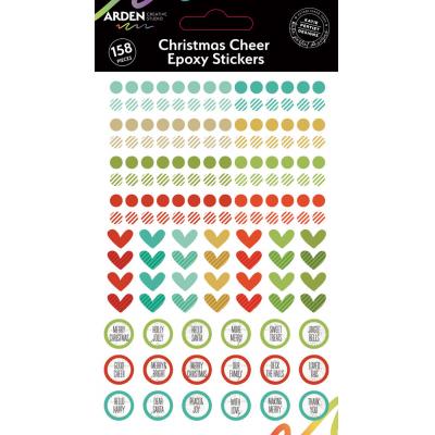 Arden Creative Studio Christmas Cheer - Epoxy Stickers