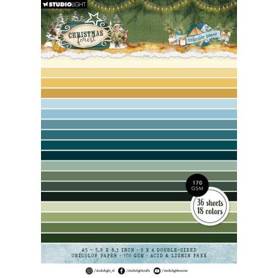 StudioLight Christmas Forest - Paper Pad Unicolor