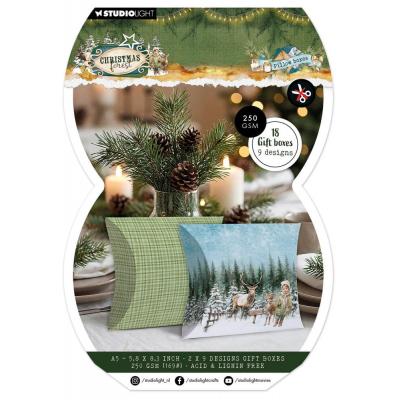 StudioLight Christmas Forest - Gift Box Paper Pad Pillow Boxes