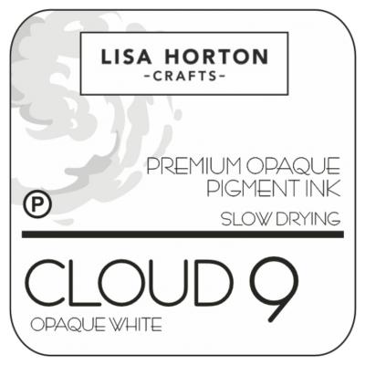 Lisa Horton Crafts Cloud 9 Premium Opaque Pigment Ink Pad - Slow Drying Opaque White