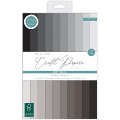 Craft Consortium The Essentials Premium Cardstock - Grey Tones