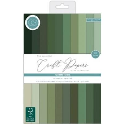 Craft Consortium The Essentials Premium Cardstock - Green Tones