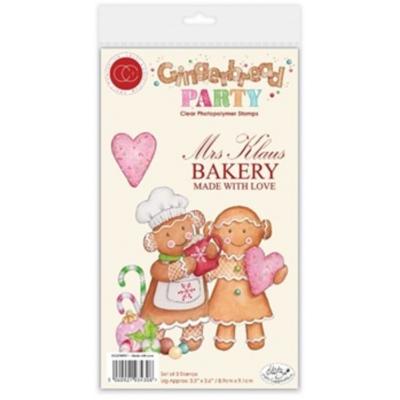 Craft Consortium Gingerbread Party Stempel - Baking Crew