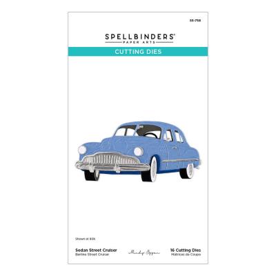 Spellbinders Classic Road Legends 2.0 Etched Dies - Sedan Street Cruiser